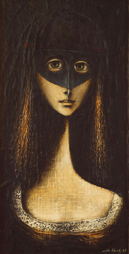 Woman  in Mask